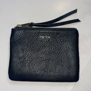 Aimee Kestenberg crap trap black zippered pouch